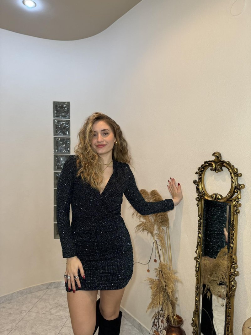 Γυναικείο φόρεμα μίνι lurex