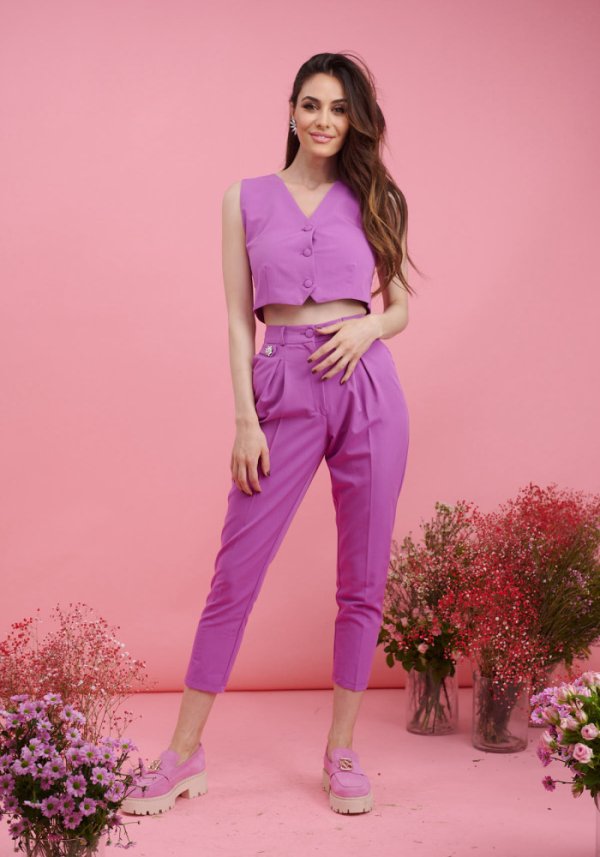 Γυναικείο παντελόνι με πιέτα Naraia Brigitte Boutique