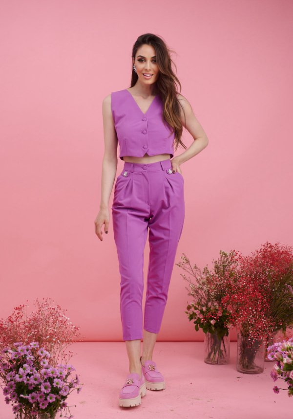 Γυναικείο παντελόνι με πιέτα Naraia Brigitte Boutique