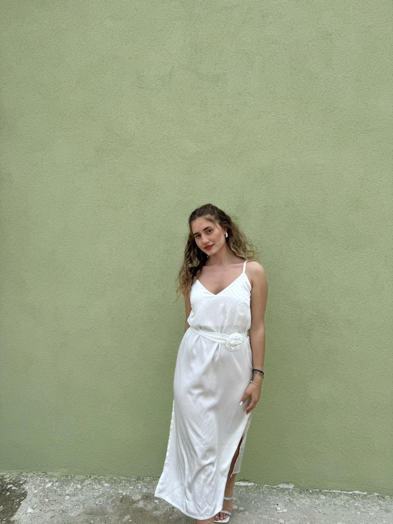 Γυναικείο φόρεμα lingerie στρας
