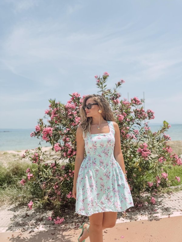 Γυναικείο mini floral φορεμα
