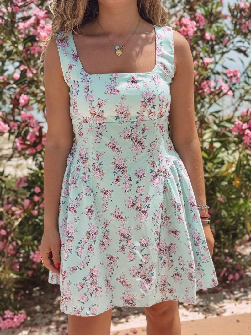Mini floral φορεμα