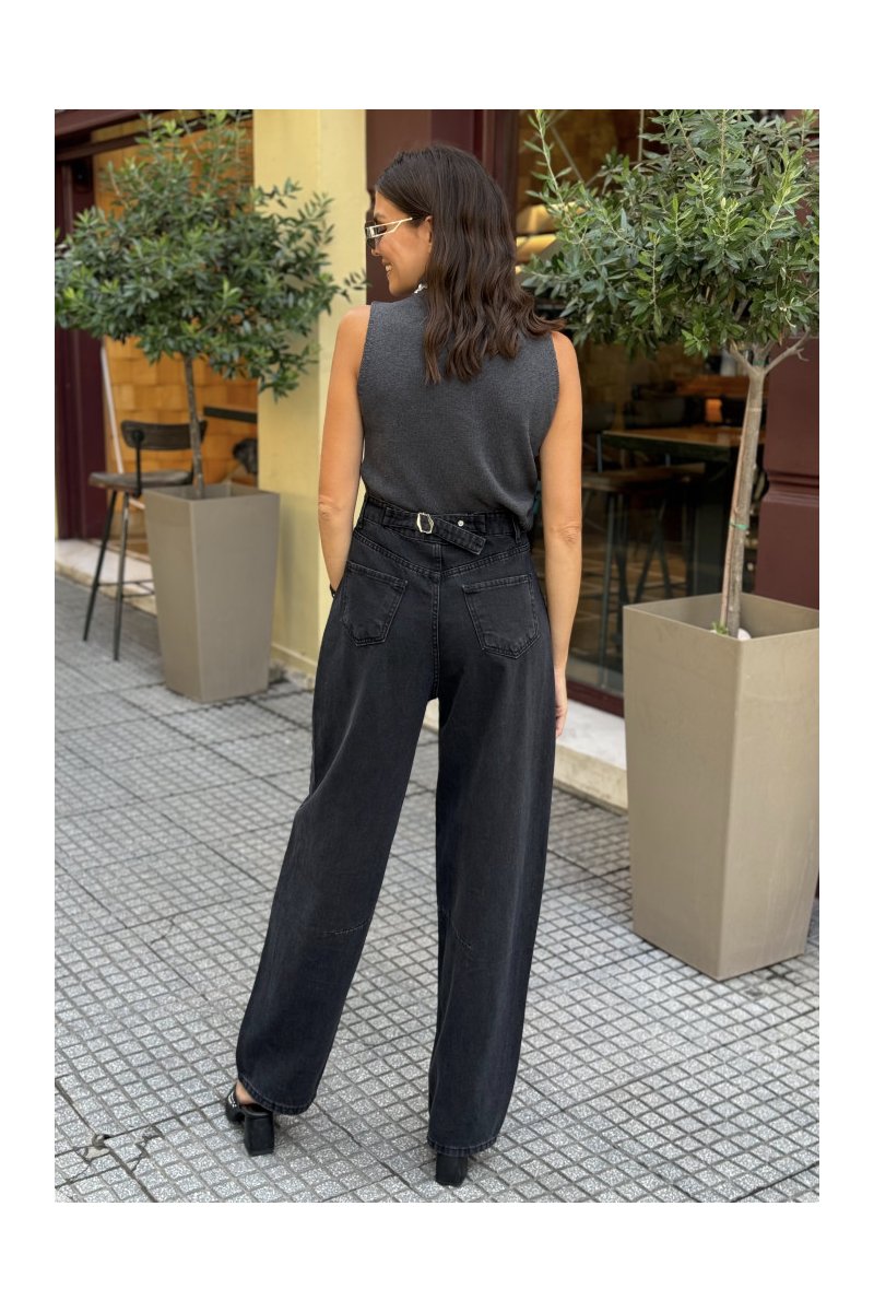 Τζιν moms fit ψηλόμεσο φαρδύ Lahaba Brigitte