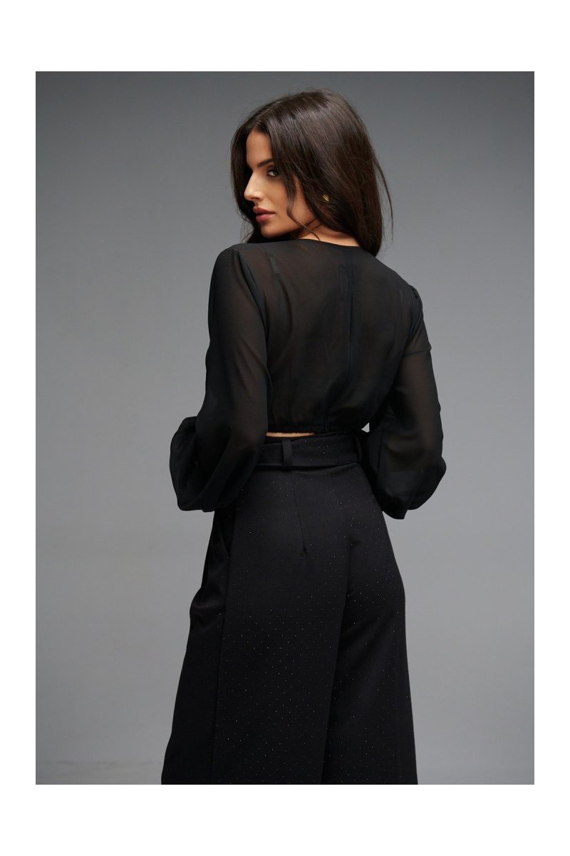 Ζιπ κιλότ με στρας Brigitte Boutique