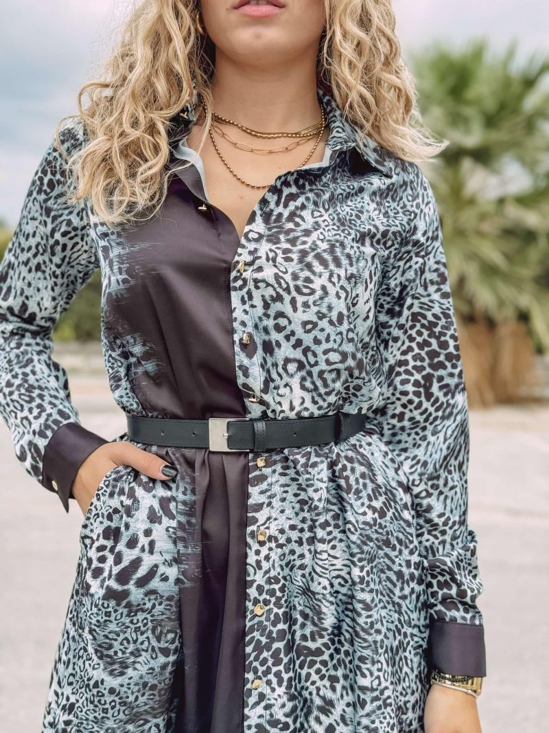 Μίντι Σατέν Φόρεμα Animal Print | 3 Λεπτομέρειες για Χειμώνα 2025