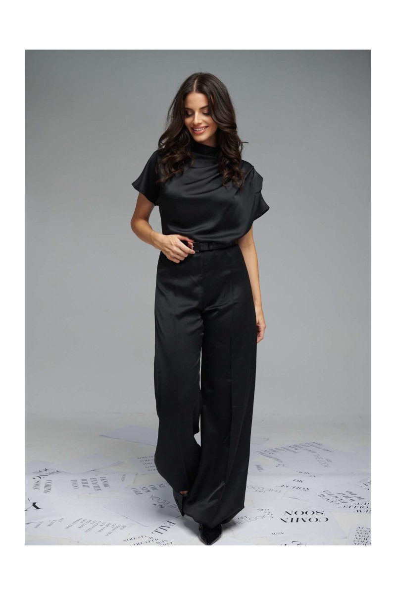Ολόσωμη φόρμα κοντομάνικη ντραπέ Brigitte Boutique