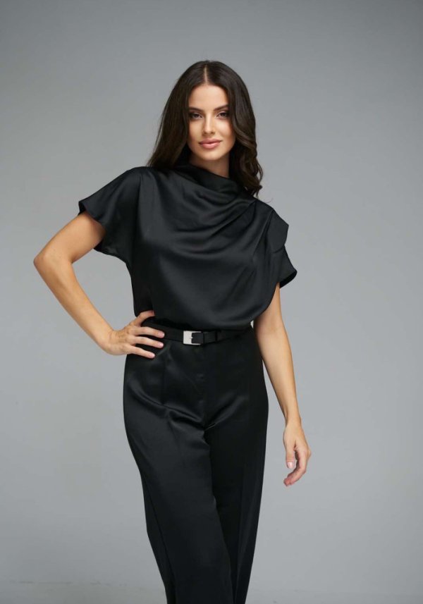 Ολόσωμη φόρμα κοντομάνικη ντραπέ Brigitte Boutique