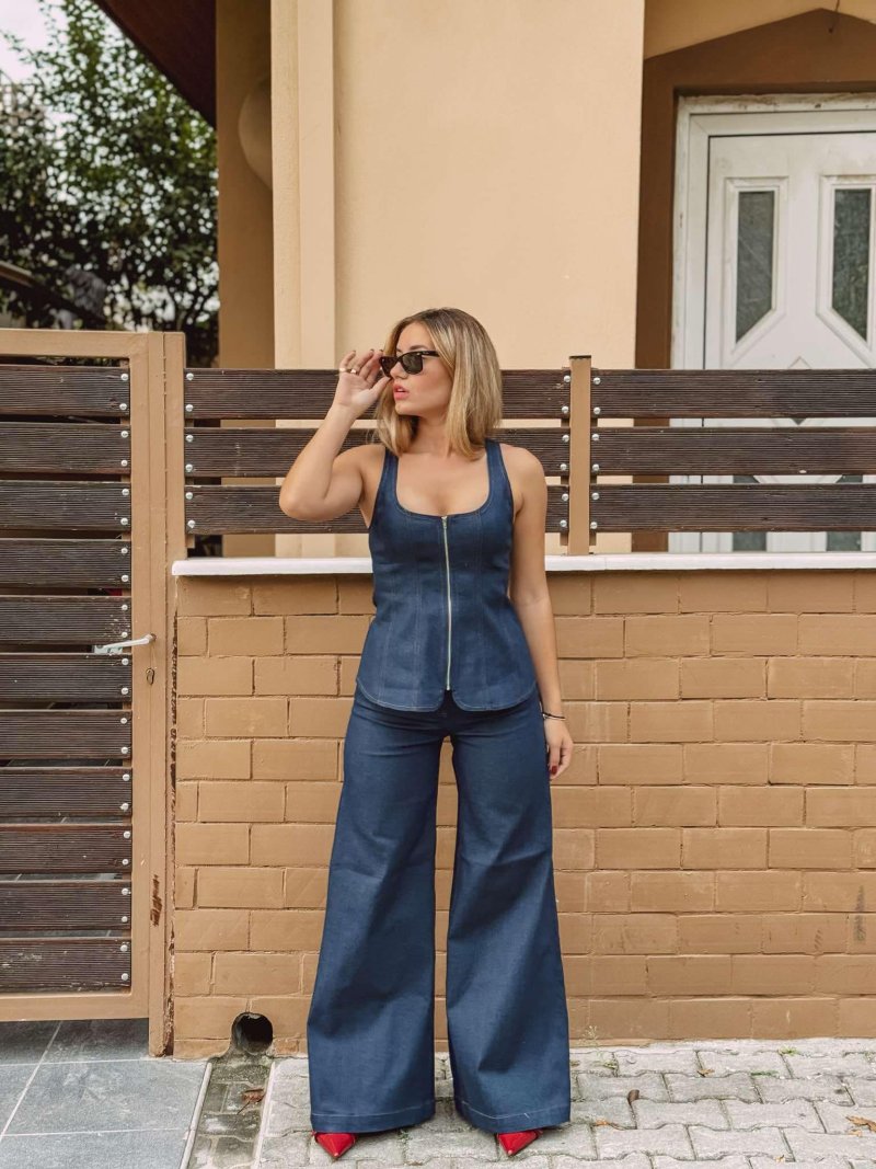 Ψηλόμεσο Jean παντελόνι