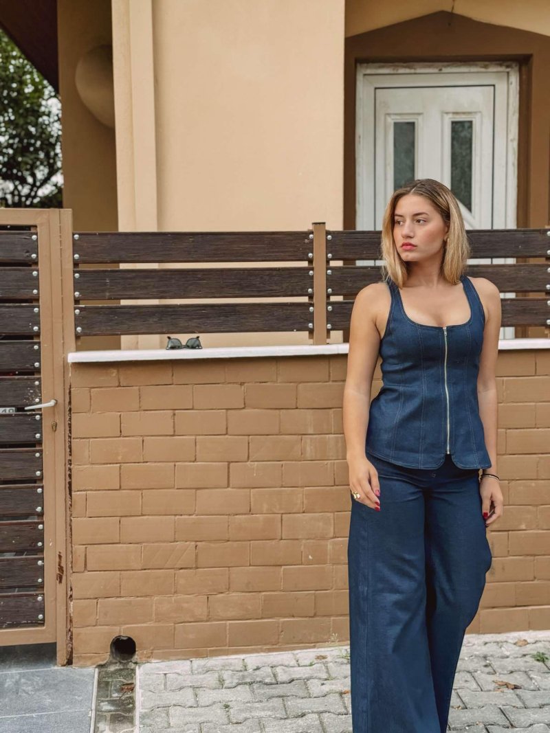 Γυναικείο ψηλόμεσο Jean παντελόνι