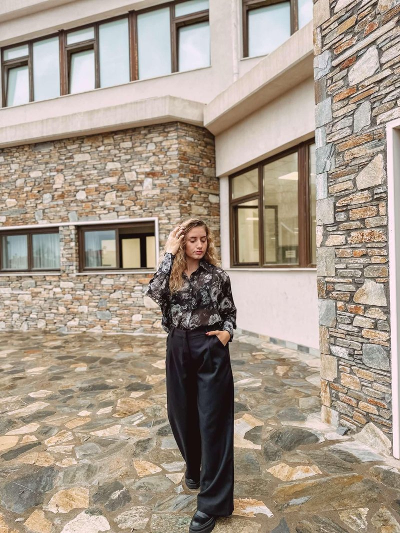 Ψηλόμεση παντελόνα Sandra