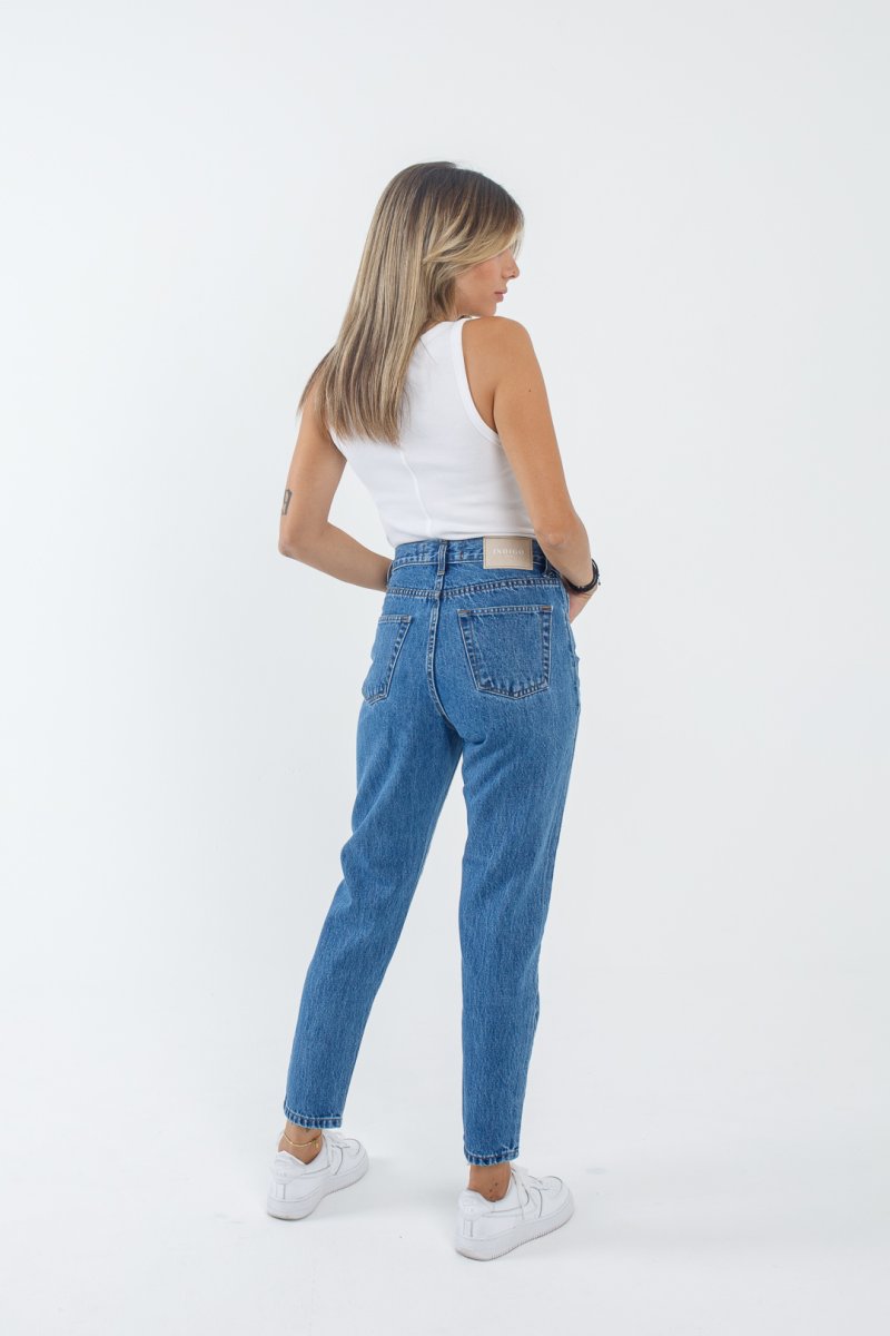 Jean παντελόνι Sinthia mid blue