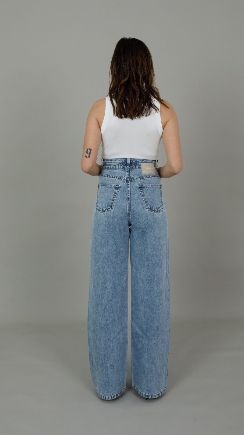 Jean παντελόνα Indigo Double Belt