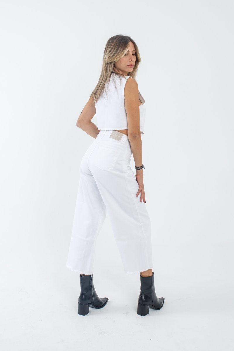 Zip τζιν παντελόνι Zina White