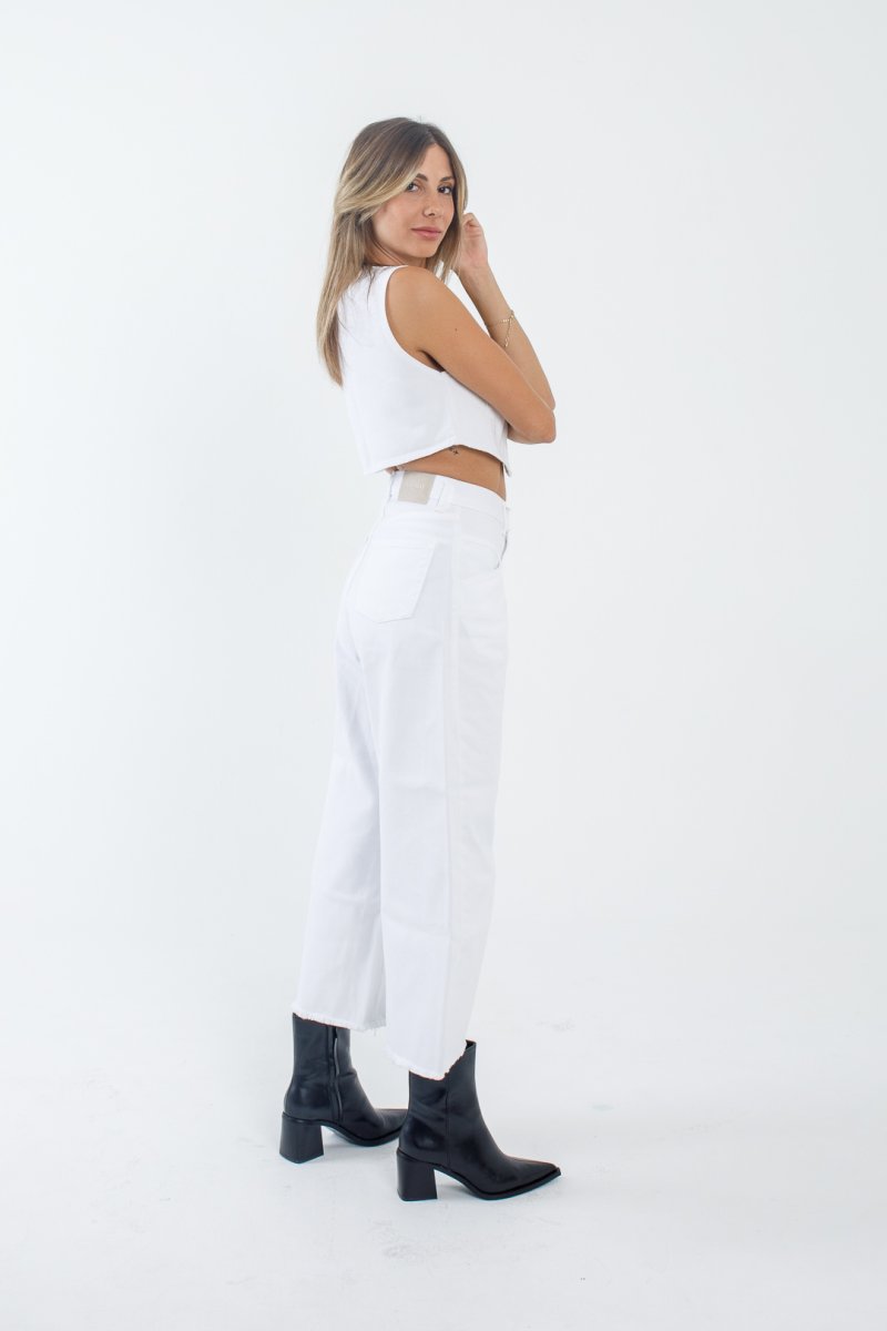 Zip τζιν παντελόνι Zina White