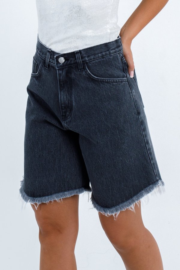 Ψηλόμεσο σορτς Dona Shorts grey