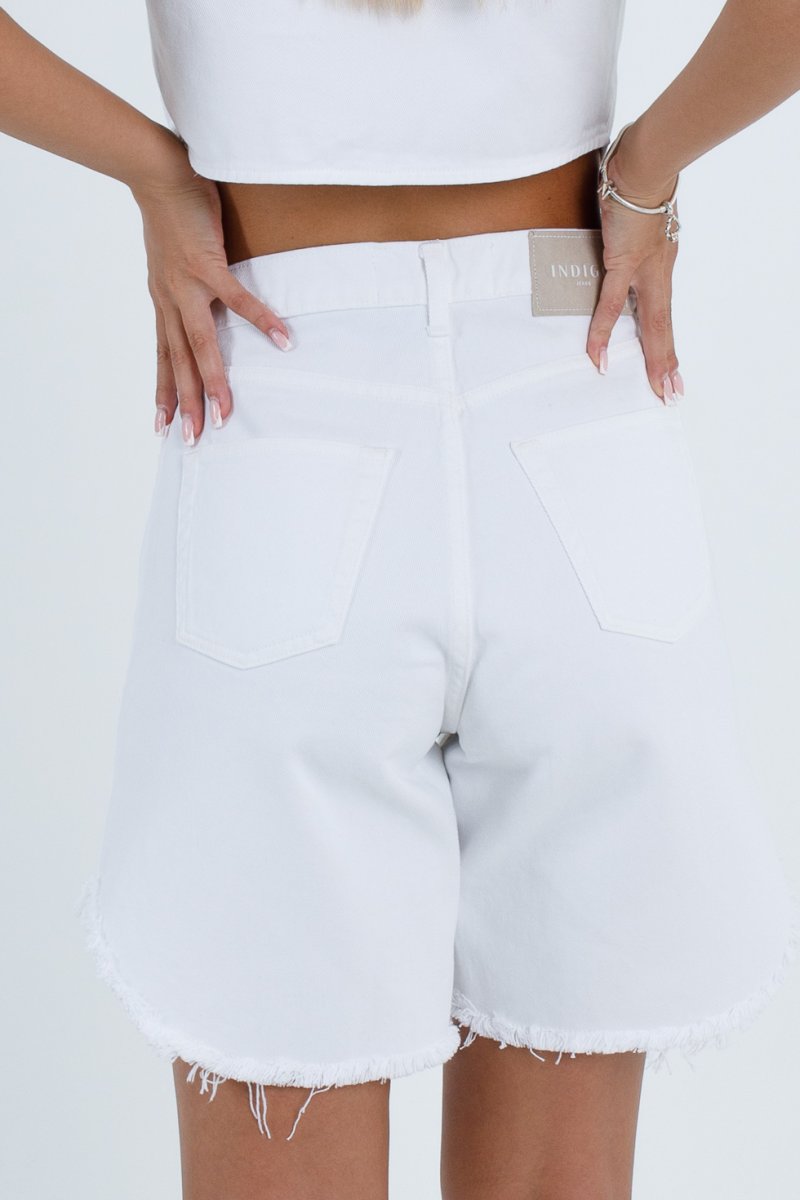 Τζιν σορτς ψηλόμεσο Moli Shorts