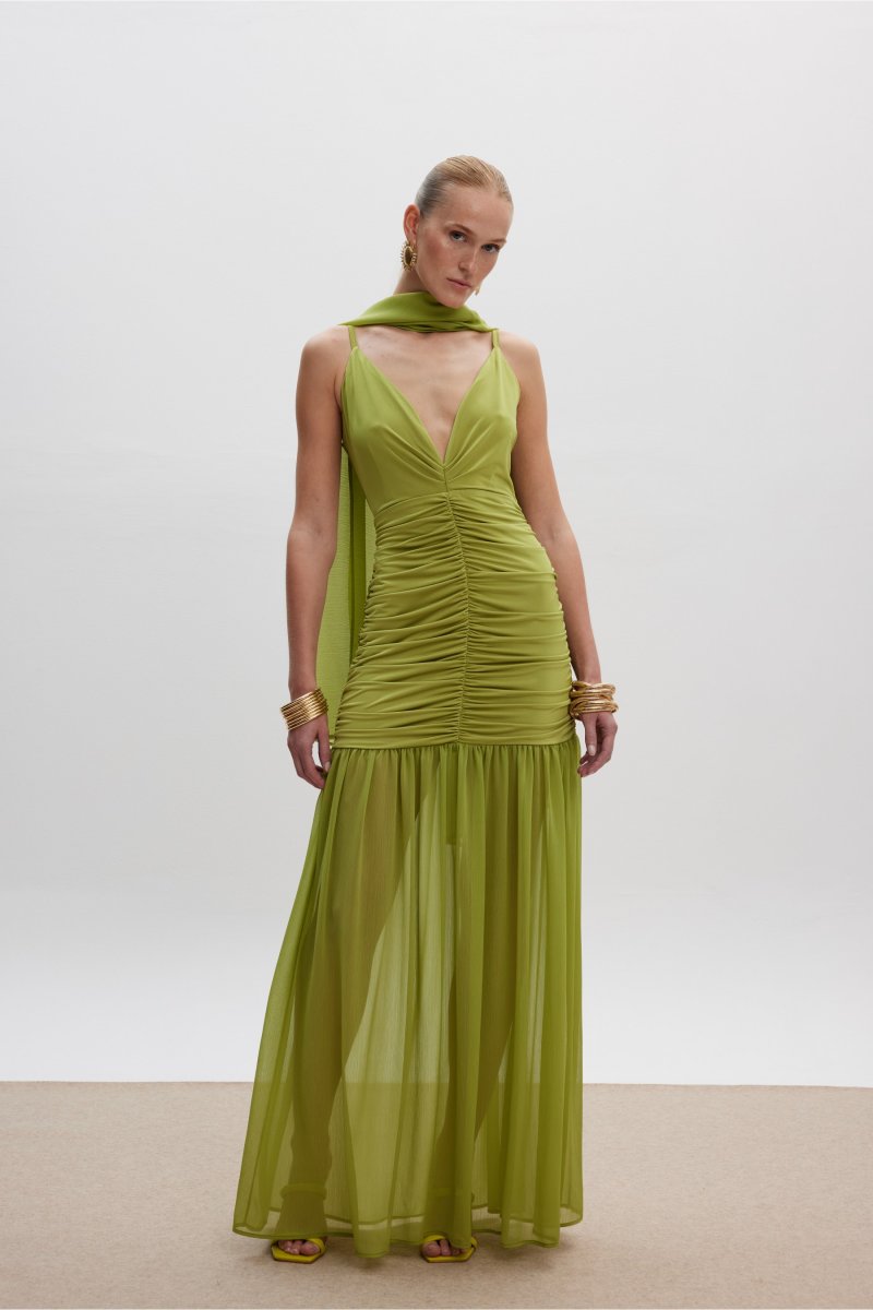 Eliza Lime Dress