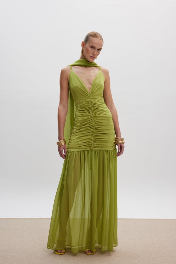 Eliza Lime Dress