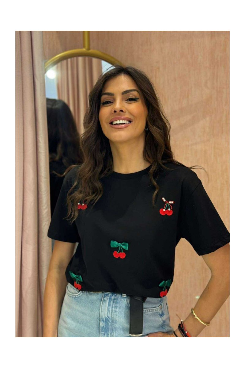 T shirt με σχέδια κεράσια