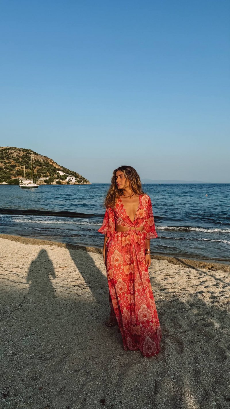 Φόρεμα cut-out Irida