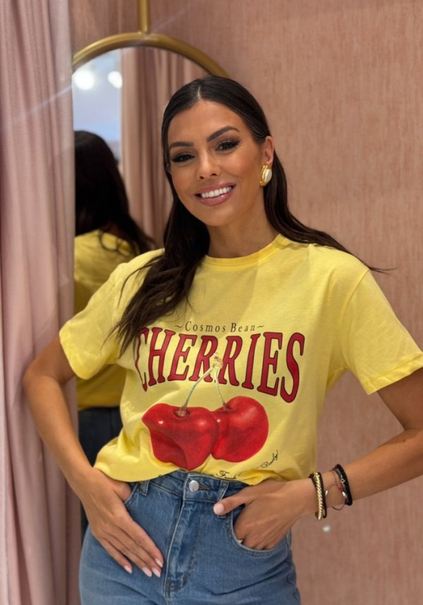 Μπλούζα κοντομάνικη Cherries