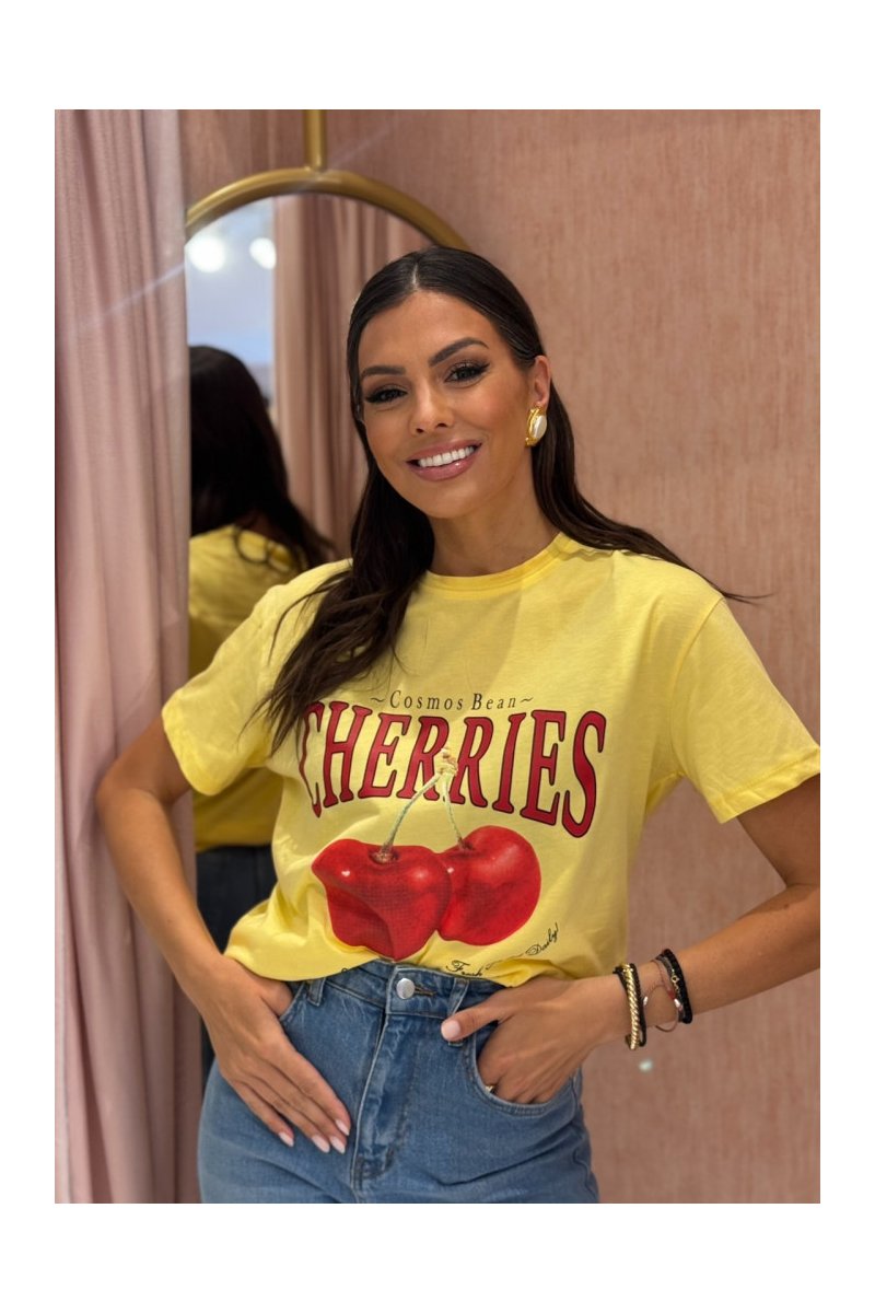 Μπλούζα κοντομάνικη Cherries