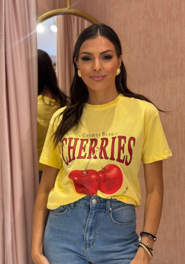 Μπλούζα κοντομάνικη Cherries