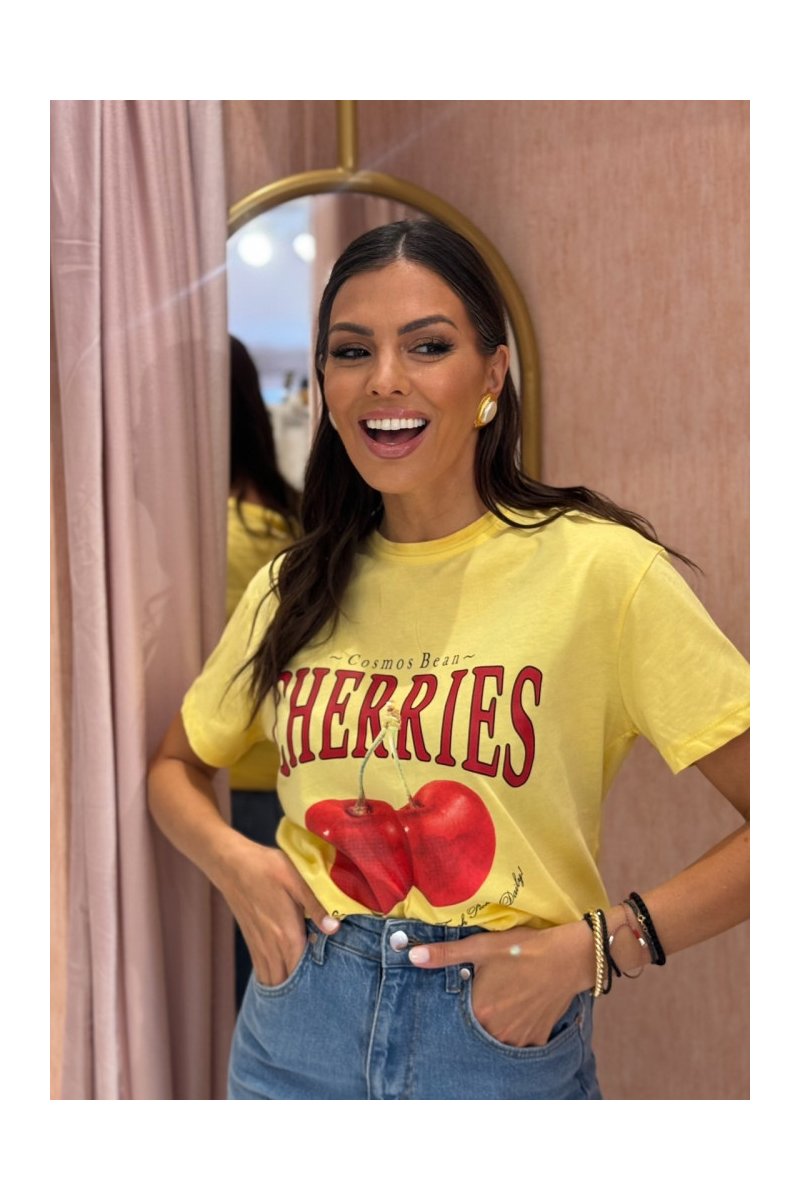 Μπλούζα κοντομάνικη Cherries
