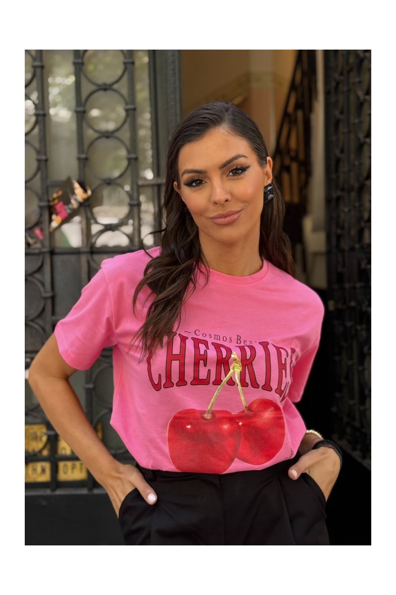 Μπλούζα κοντομάνικη Cherries