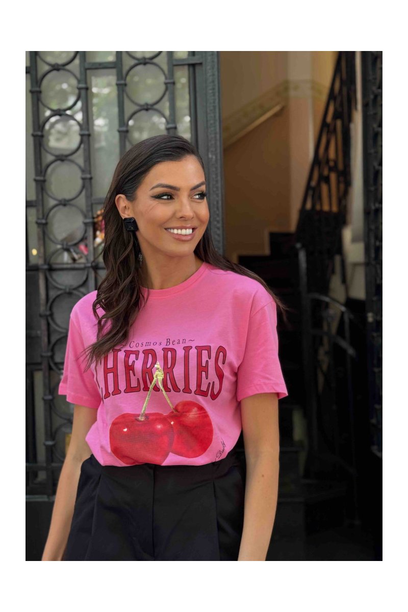 Μπλούζα κοντομάνικη Cherries