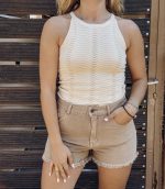 Γυναικείο jean σορτς ψηλόμεσο