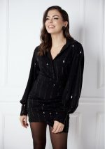 Φούστα μίνι με σούρα στα πλάγια Brigitte