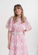 Φόρεμα μίντι μοναστηριακό δαντέλα Brigitte