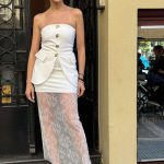 Τοπ μπούστο με χρυσά κουμπιά Brigitte