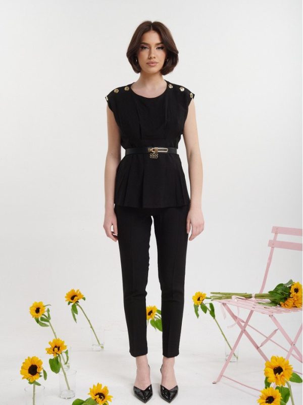 Σετ αμάνικη μπλούζα με παντελόνι Brigitte