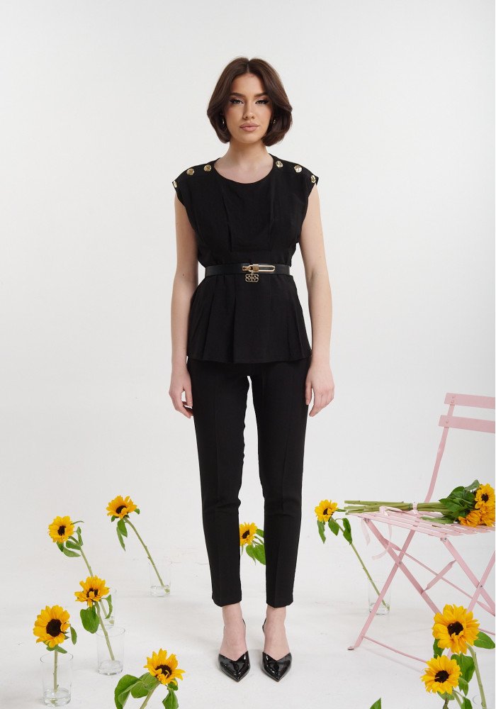 Σετ αμάνικη μπλούζα με παντελόνι Brigitte Σετ αμάνικη μπλούζα με παντελόνι Brigitte