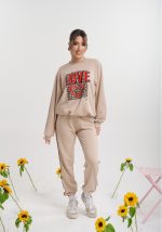 Σετ φόρμες με στάμπα καρδιές