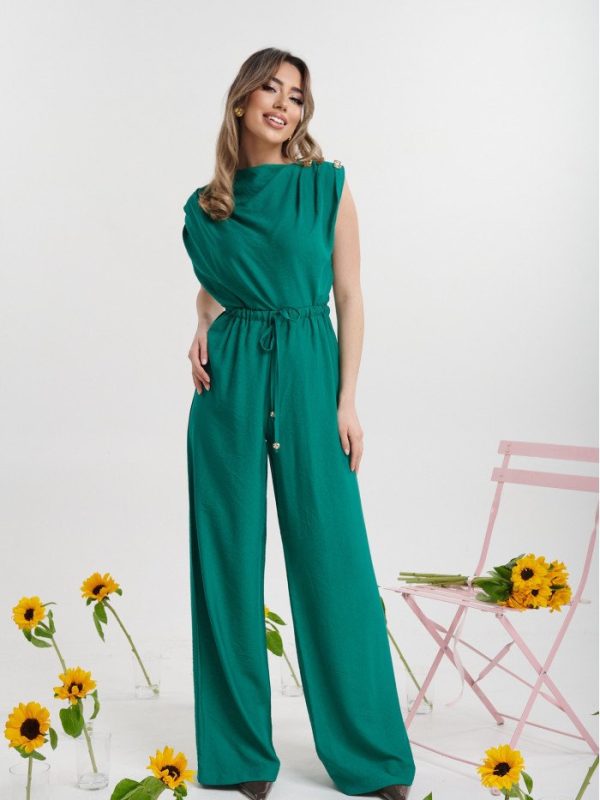 Παντελόνα με λάστιχο στην μέση και κορδόνι Brigitte