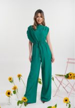 Παντελόνα με λάστιχο στην μέση και κορδόνι Brigitte