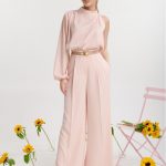 Παντελόνα ψηλόμεση σατέν