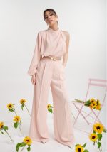 Παντελόνα ψηλόμεση σατέν