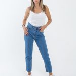 Jean παντελόνι Sinthia mid blue