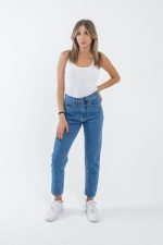 Jean παντελόνι Sinthia mid blue