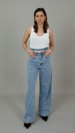 Jean παντελόνα Indigo Double Belt