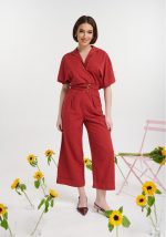 Ζιπ κιλοτ με ζωνάκια