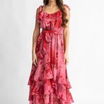 Φλοράλ maxi φόρεμα Thalia