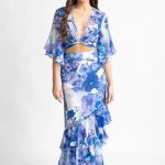 Maxi φούστα με βολάν Iris