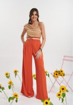 Τοπ τούλινο με έναν ώμο