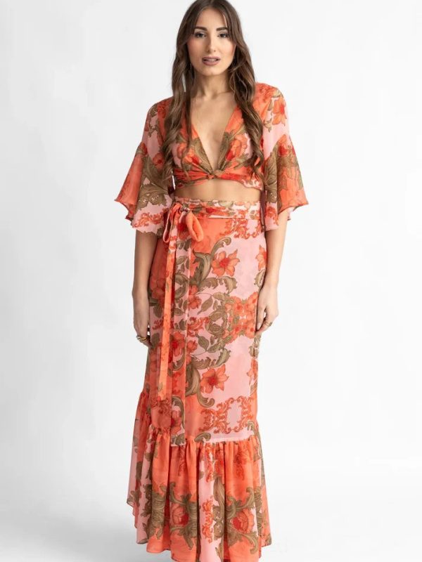 Τοπ φλοράλ κρουαζέ Livia