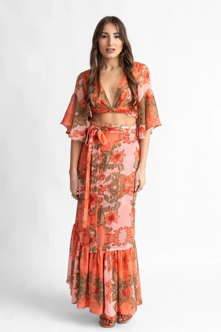 Τοπ φλοράλ κρουαζέ Livia Τοπ φλοράλ κρουαζέ Livia